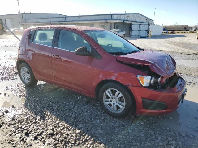 1G1JC6SHXE4105042 - 2014 CHEVROLET SONIC LT RED photo 4