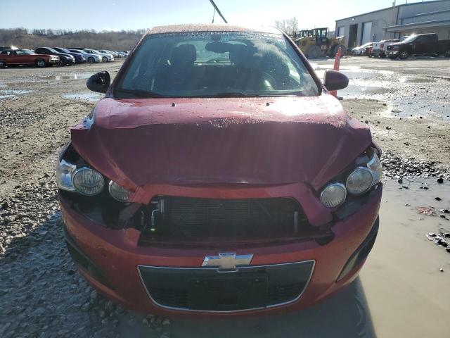 1G1JC6SHXE4105042 - 2014 CHEVROLET SONIC LT RED photo 5