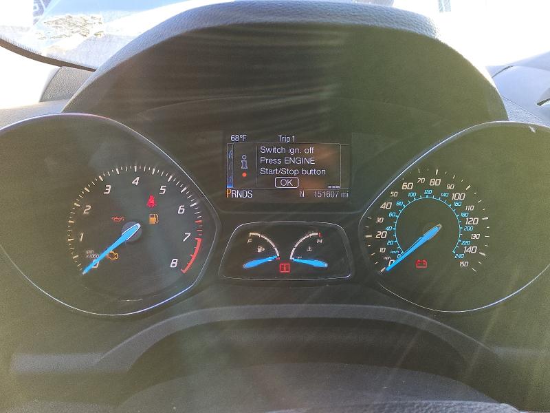 1FMCU0HX4DUA41552 - 2013 FORD ESCAPE SEL SILVER photo 9