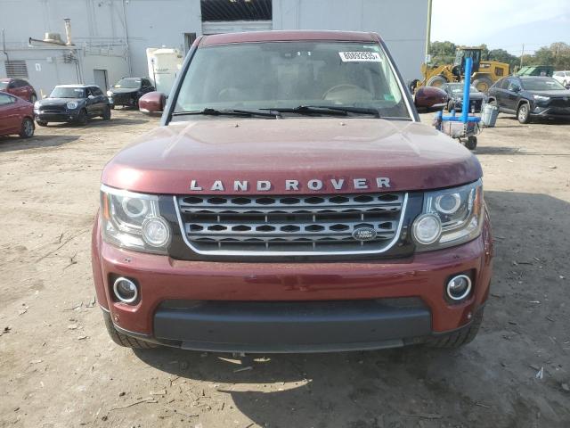 SALAG2V64GA823407 - 2016 LAND ROVER LR4 HSE BURGUNDY photo 5