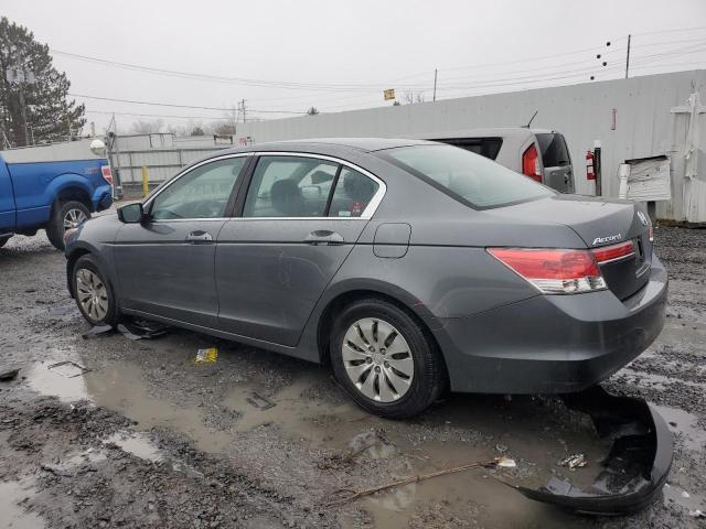 1HGCP2F33CA234252 - 2012 HONDA ACCORD LX GRAY photo 3