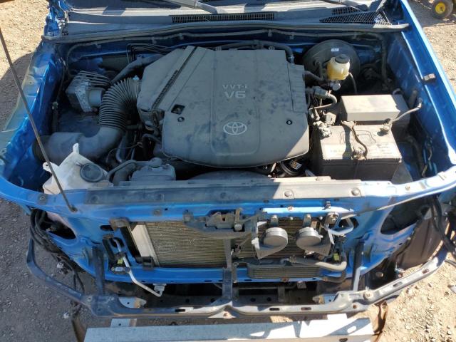 3TMLU4ENXAM055888 - 2010 TOYOTA TACOMA DOUBLE CAB BLUE photo 11