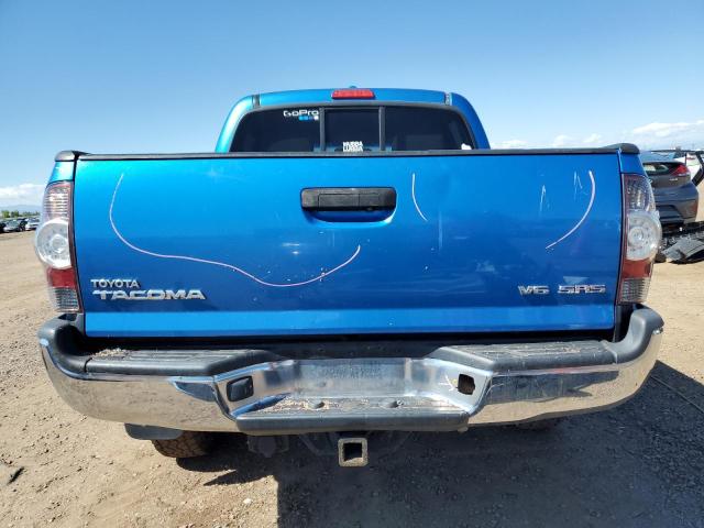 3TMLU4ENXAM055888 - 2010 TOYOTA TACOMA DOUBLE CAB BLUE photo 6