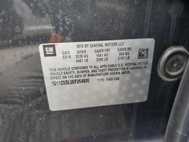 1G11C5SL9EF264895 - 2014 CHEVROLET MALIBU 1LT GRAY photo 13
