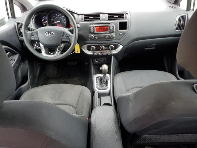 KNADN5A36C6027162 - 2012 KIA RIO EX WHITE photo 8