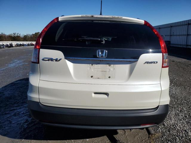 5J6RM4H78EL063996 - 2014 HONDA CR-V EXL WHITE photo 6