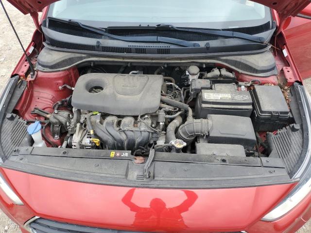 3KPC24A39JE015399 - 2018 HYUNDAI ACCENT SE წითელი ფოტო 11