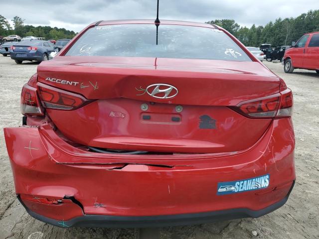 3KPC24A39JE015399 - 2018 HYUNDAI ACCENT SE წითელი ფოტო 6