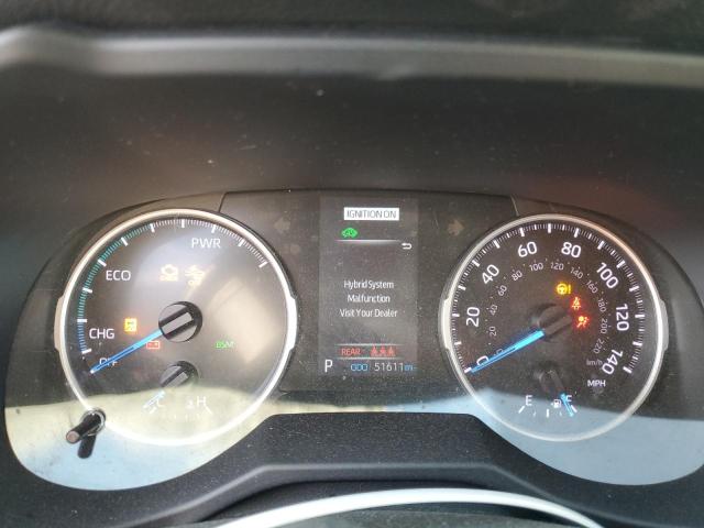 4T3RWRFV3MU027871 - 2021 TOYOTA RAV4 XLE GRAY photo 9