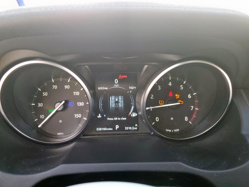 SALVP2RX5KH333336 - 2019 LAND ROVER RANGE ROVE SE GRAY photo 9