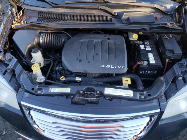 2C4RC1BG4CR127164 - 2012 CHRYSLER TOWN & COU TOURING BLACK photo 12