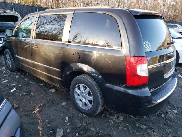 2C4RC1BG4CR127164 - 2012 CHRYSLER TOWN & COU TOURING BLACK photo 2