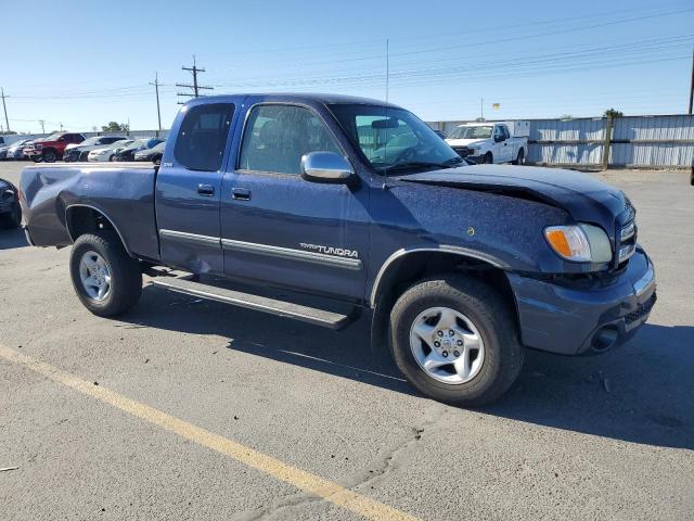 5TBRT34153S409270 - 2003 TOYOTA TUNDRA ACCESS CAB SR5 BLUE photo 4