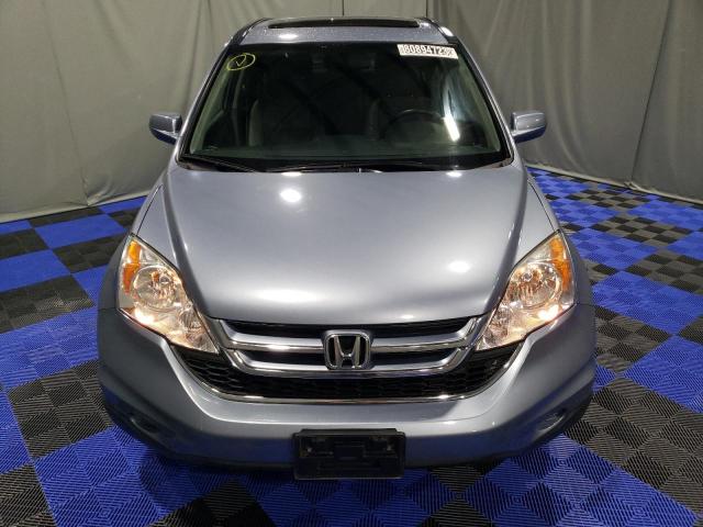 JHLRE3H71BC009757 - 2011 HONDA CR-V EXL BLUE photo 5