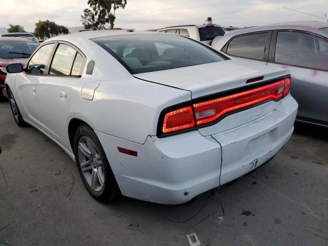 2B3CL3CG6BH606787 - 2011 DODGE CHARGER WHITE photo 2