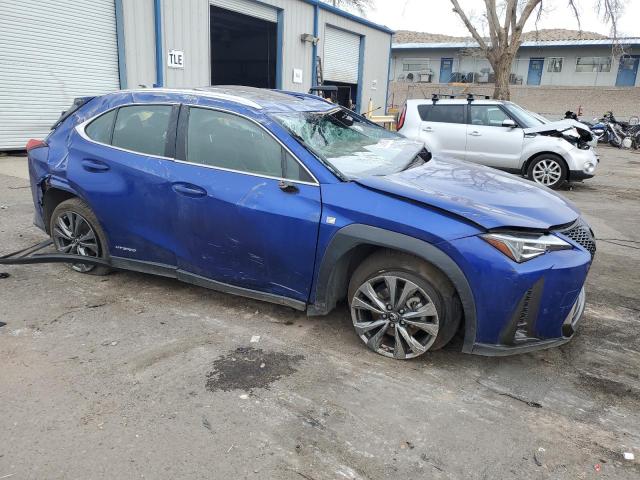 JTHR9JBH8L2020221 - 2020 LEXUS UX 250H BLUE photo 4