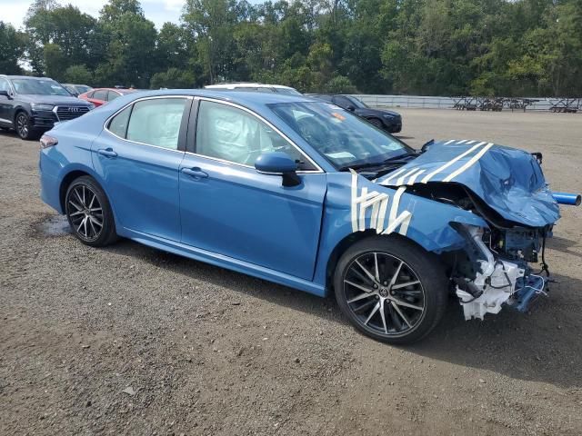 4T1G11AK6PU095292 - 2023 TOYOTA CAMRY SE NIGHT SHADE BLUE photo 4