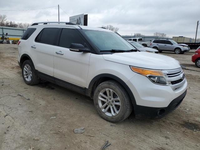 1FM5K8D84FGC23491 - 2015 FORD EXPLORER XLT WHITE photo 4