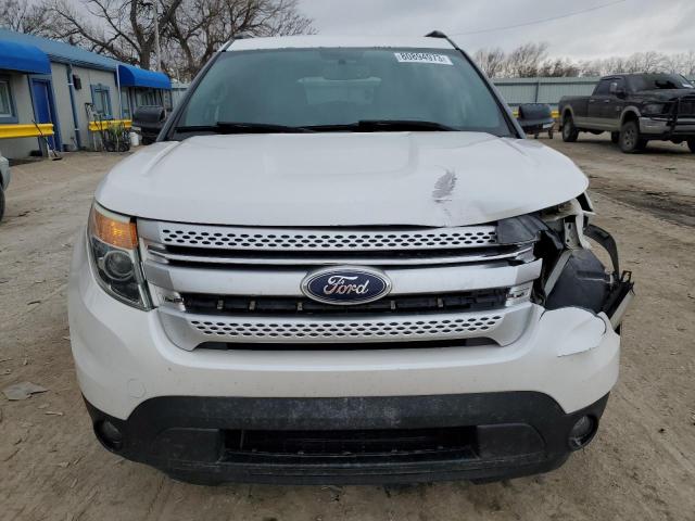 1FM5K8D84FGC23491 - 2015 FORD EXPLORER XLT WHITE photo 5