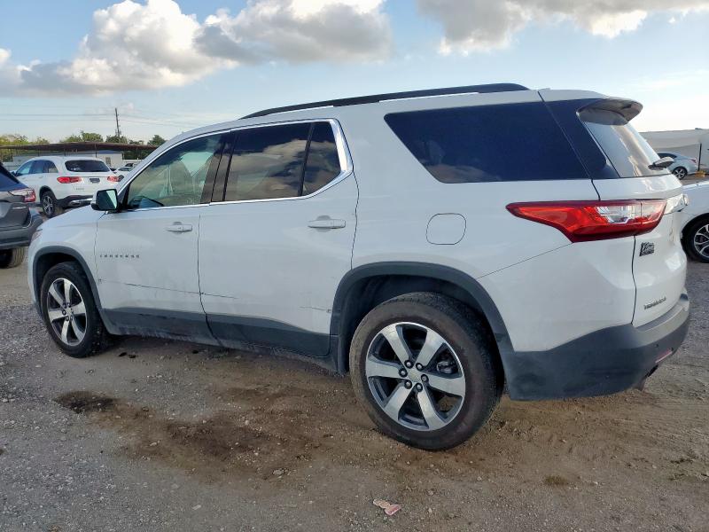 1GNERHKW5KJ305025 - 2019 CHEVROLET TRAVERSE LT WHITE photo 2