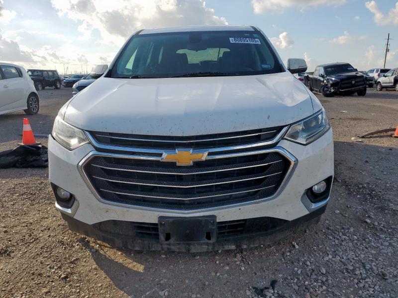 1GNERHKW5KJ305025 - 2019 CHEVROLET TRAVERSE LT WHITE photo 5