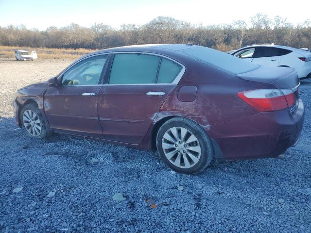 1HGCR3F87FA037455 - 2015 HONDA ACCORD EXL BURGUNDY photo 2