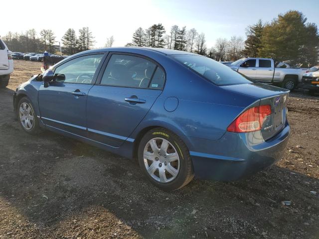 1HGFA16566L031133 - 2006 HONDA CIVIC LX BLUE photo 2