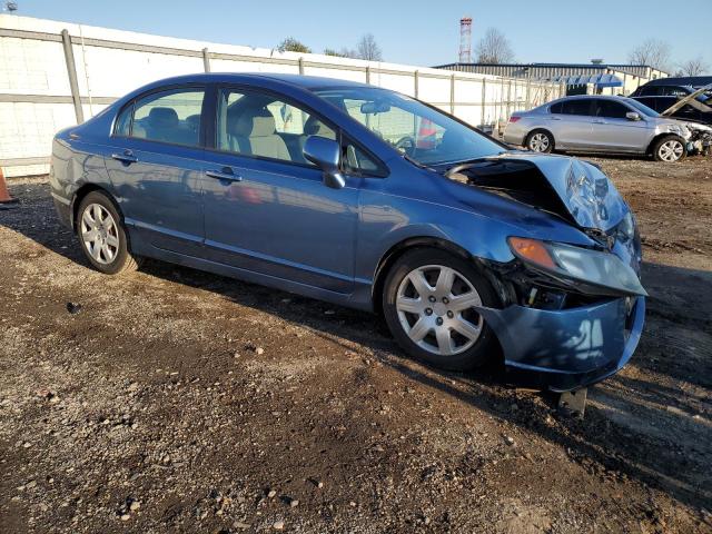 1HGFA16566L031133 - 2006 HONDA CIVIC LX BLUE photo 4