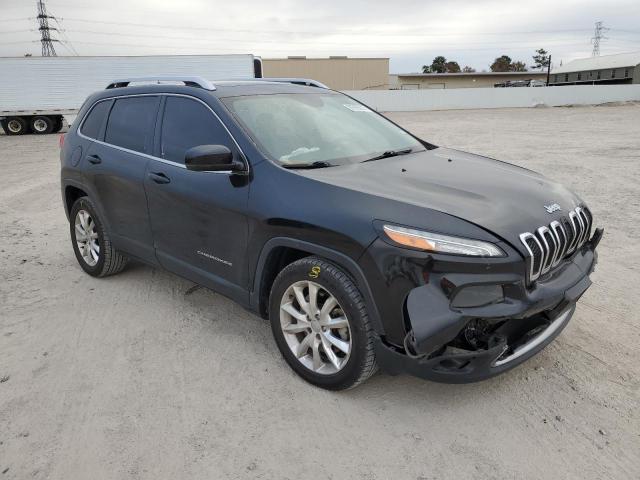 1C4PJLDS7EW245388 - 2014 JEEP CHEROKEE LIMITED BLACK photo 4