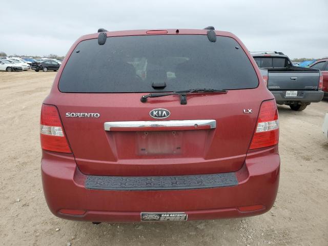 KNDJD735185827562 - 2008 KIA SORENTO EX BURGUNDY photo 6