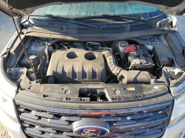 1FM5K7DH2JGC39000 - 2018 FORD EXPLORER XLT Argent photo 12