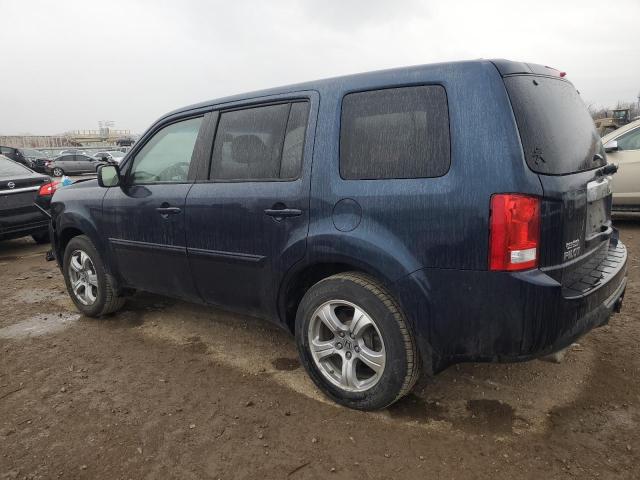 5FNYF4H57CB026058 - 2012 HONDA PILOT EXL BLUE photo 2