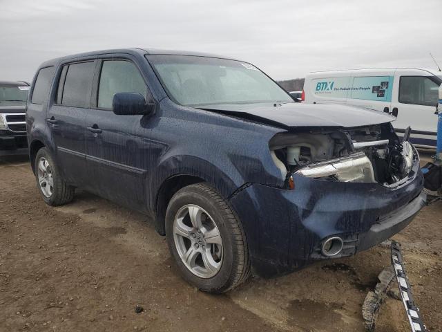 5FNYF4H57CB026058 - 2012 HONDA PILOT EXL BLUE photo 4