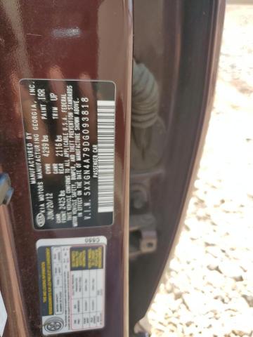 5XXGN4A79DG093818 - 2013 KIA OPTIMA EX BURGUNDY photo 12