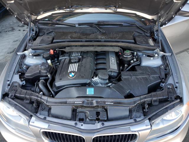 WBAUP9C56BVF46364 - 2011 BMW 128 I GRAY photo 11