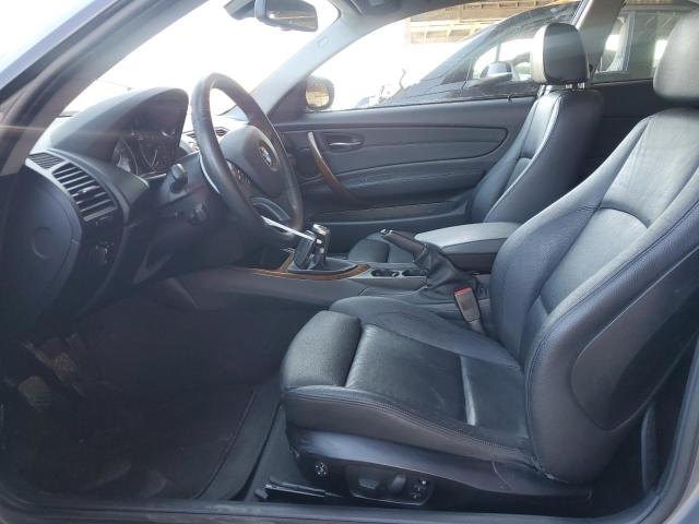 WBAUP9C56BVF46364 - 2011 BMW 128 I GRAY photo 7