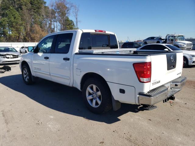 1N6BA0ED2CN312228 - 2012 NISSAN TITAN S WHITE photo 2