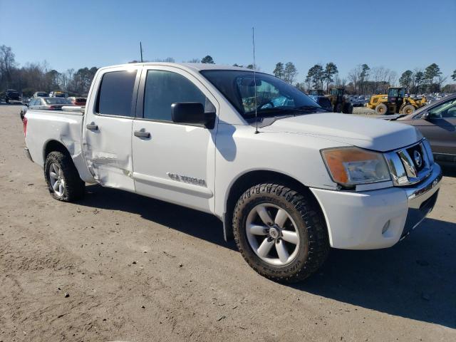 1N6BA0ED2CN312228 - 2012 NISSAN TITAN S WHITE photo 4