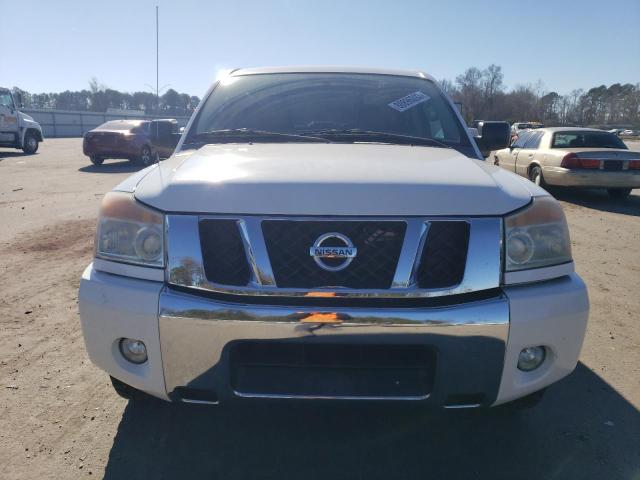 1N6BA0ED2CN312228 - 2012 NISSAN TITAN S WHITE photo 5