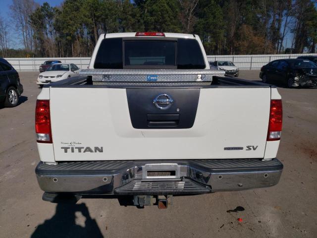 1N6BA0ED2CN312228 - 2012 NISSAN TITAN S WHITE photo 6