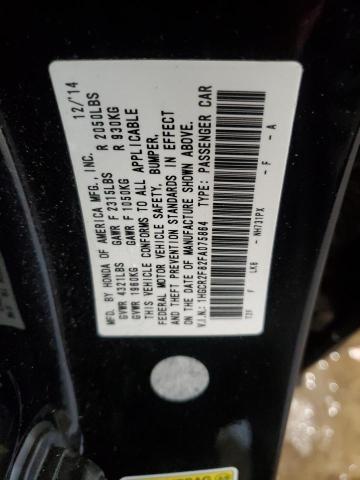 1HGCR2F82FA075864 - 2015 HONDA ACCORD EXL BLACK photo 13