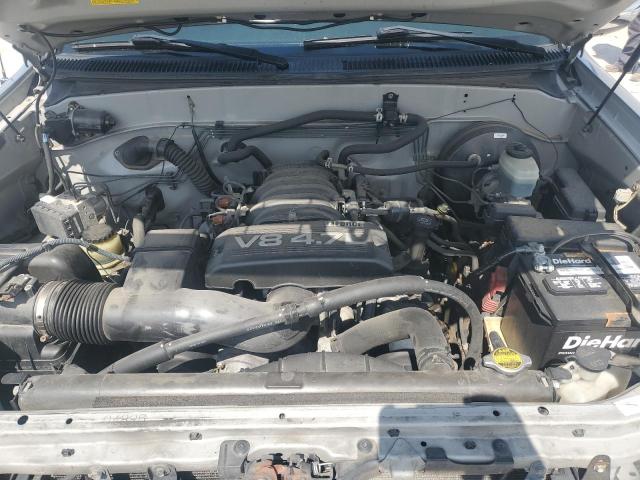 5TBDT44185S477761 - 2005 TOYOTA TUNDRA DOUBLE CAB SR5 SILVER photo 11