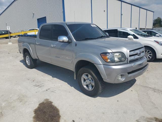 5TBDT44185S477761 - 2005 TOYOTA TUNDRA DOUBLE CAB SR5 SILVER photo 4
