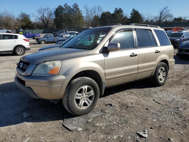 5FNYF18615B050642 - 2005 HONDA PILOT EXL GOLD photo 1