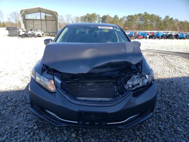 2HGFB2F59EH502514 - 2014 HONDA CIVIC LX GRAY photo 5