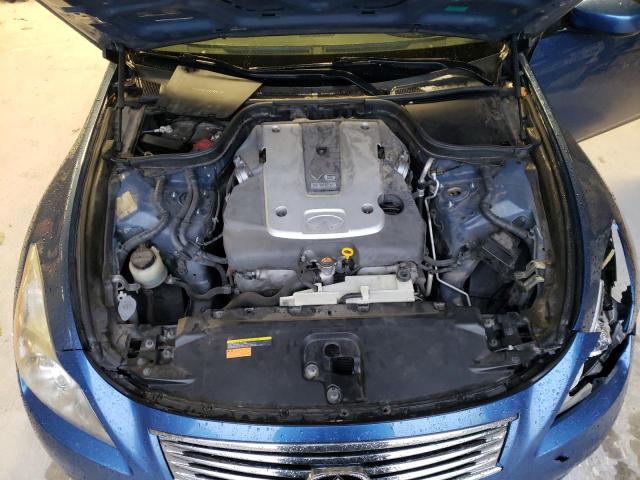 JN1CV6EL3AM153070 - 2010 INFINITI G37 BLUE photo 11