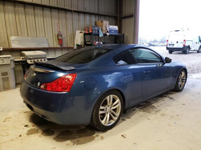 JN1CV6EL3AM153070 - 2010 INFINITI G37 BLUE photo 3