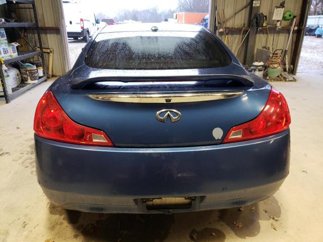 JN1CV6EL3AM153070 - 2010 INFINITI G37 BLUE photo 6