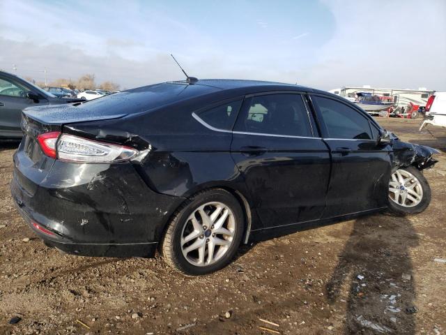 3FA6P0H78ER306335 - 2014 FORD FUSION SE BLACK photo 3