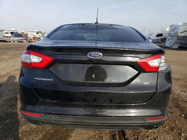 3FA6P0H78ER306335 - 2014 FORD FUSION SE BLACK photo 6